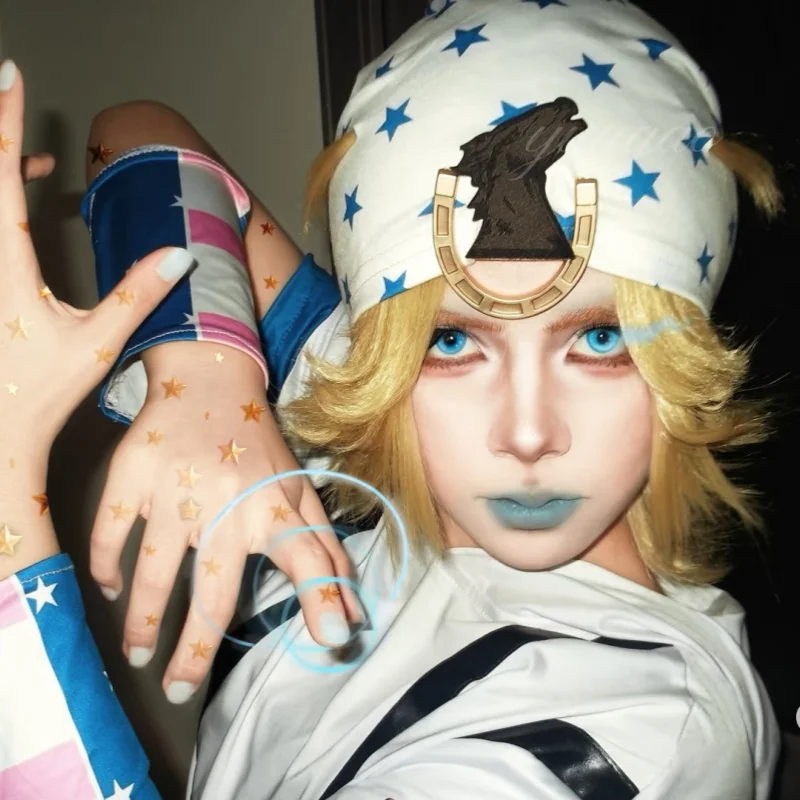 JoJo Bizarre Adventure Hat Cute Jonathan Joestar Johnny Joestar Cosplay Y2K The Spice Girls Headwear Accessories Cap Gifts