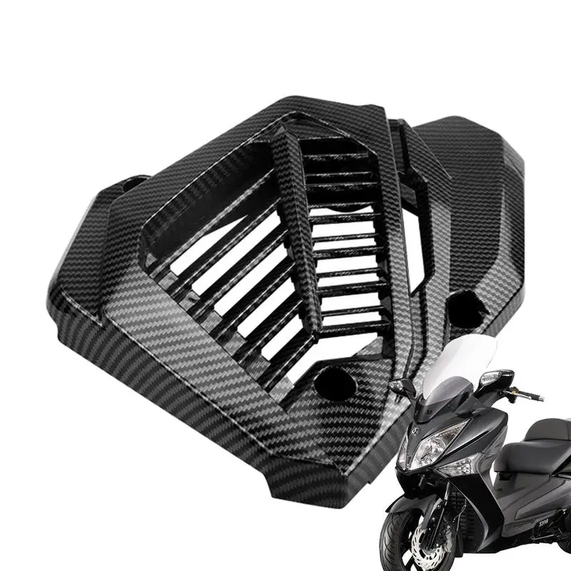 Water Tank Cover For Motorcycle Radiator Guard Protective Reservoir Cover Protector Grille Carbon Fiber Front Shield Water Tank