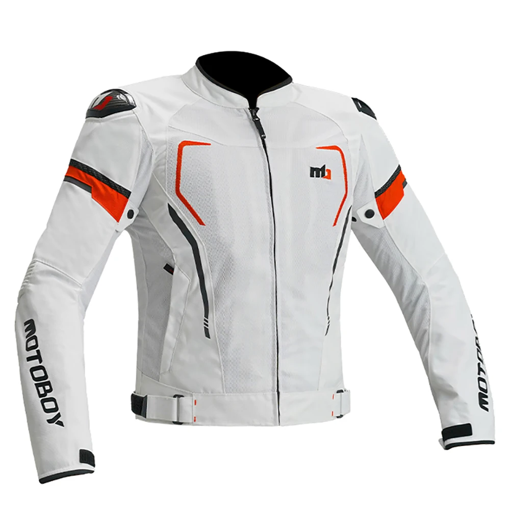 

Men's Biker Jacket Windproof Motorcycle Clothes Mesh Chaquetas With Removeable Linner Fall Prevention The Four Seasons