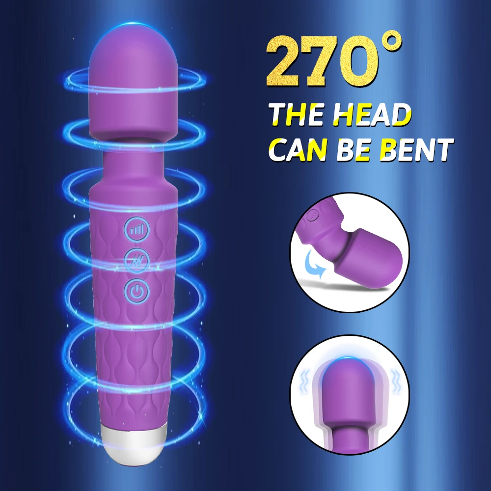 Powerful Vibrating AV Vibrator Magic Wand Clitoris Stimulator Sex Toys for Women G Spot Massager Adult Female Sex Erotic Product - Image 3