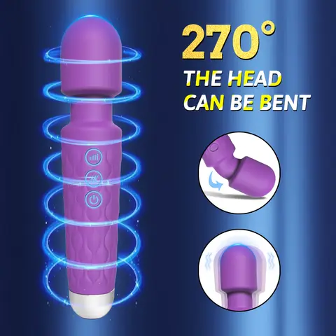 Kraftfull vibrerande AV-vibrator Trollstav Klitorisstimulator Sexleksaker för kvinnor G-punktsmassage Vuxen kvinnlig sex erotisk produkt 12 best sales Dyson Airwrap-borste - №2