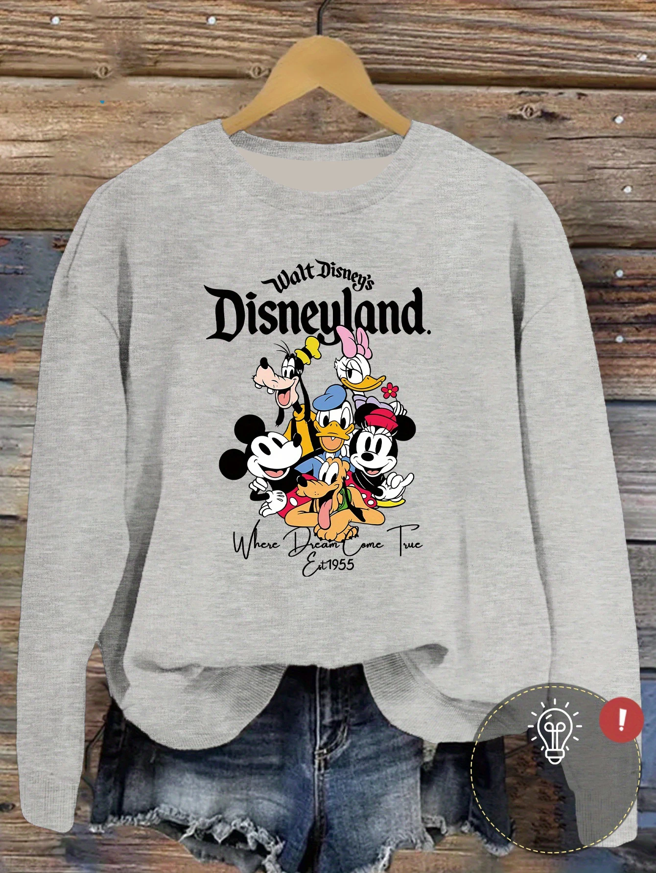 ديزني ديزني لاند حيث تأتي الأحلام صحيح 2026 عطلة الأسرة قميص البلوز هوديي ديزني الأسرة السفر قميص فتاة الملابس #1