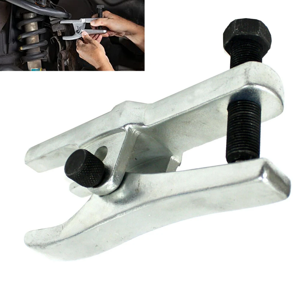 Vehicle Car Adjustable Ball Joint Separator Puller Extractor Removal Tool for Cars Automoitve Steering System Tool Silver