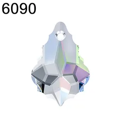 Original Crystals from Austria 6090 Baroque Pendant Rhinestone Beads for Necklace Earrings Brooch DIY Jewelry Making Accessories