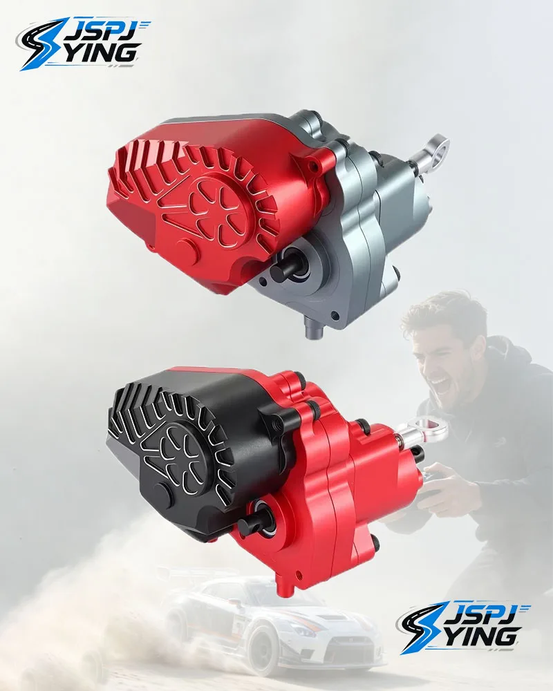 1/10 RC Crawler CNC Full Complete Transmission Gearbox Assembly Fit Axial Capra UTB10 1.9 UTB Upgrade Accessories