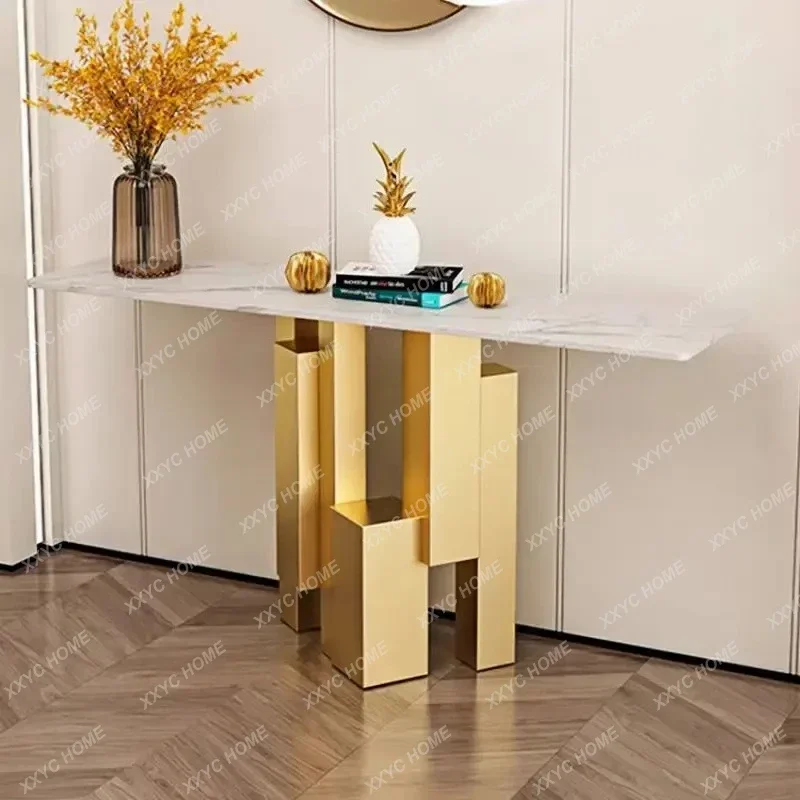 A  light luxury new rock slab home display simple wind enigma platform assembly observation platform