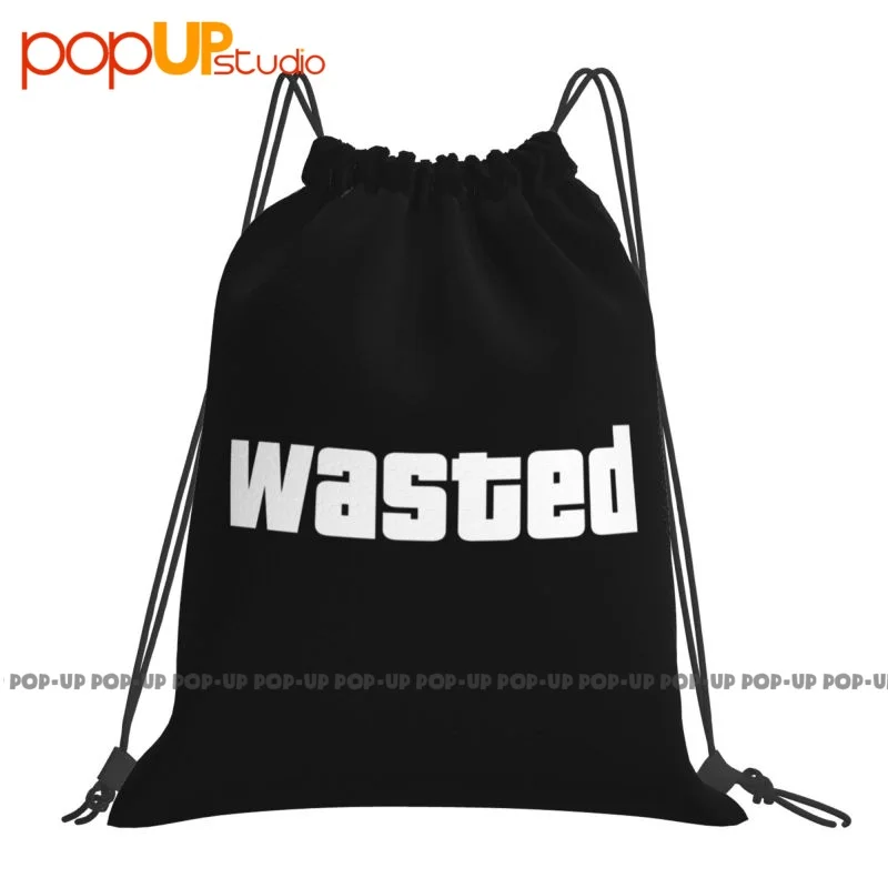 Gta 5 Wasted San Andreas Vice City Drawstring Bags Gym Bag Shoe Bag School Sport Bag