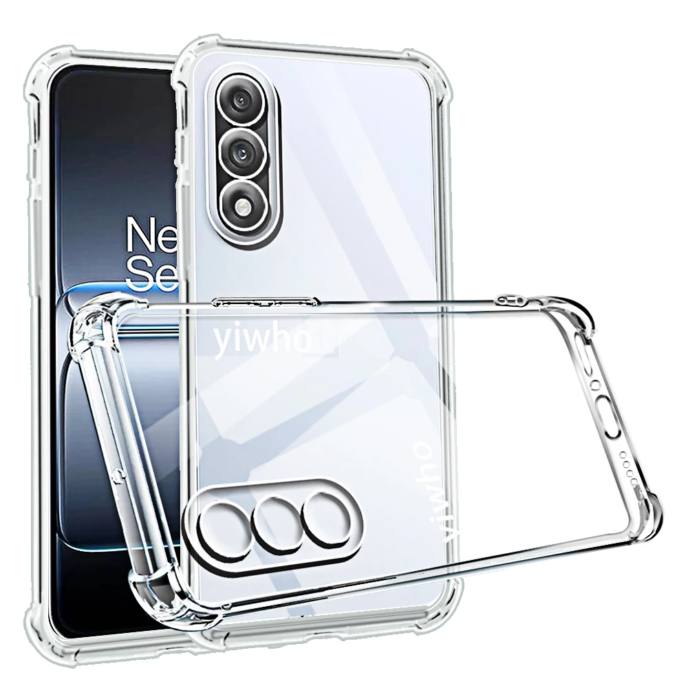 Shockproof Phone Case for Oneplus Nord 5 4 3 2 Transparent Clera Back Covers on One Plus for One+ 1+ Nord5 2 Lite Phonecases