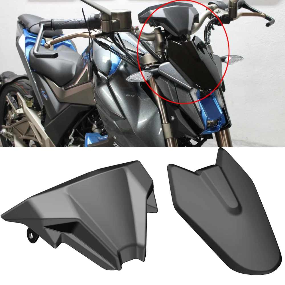 

For ZONTES U125 125U ZT125U KD150U Motorcycle Headlight SpotLights Hood Decoration Cover