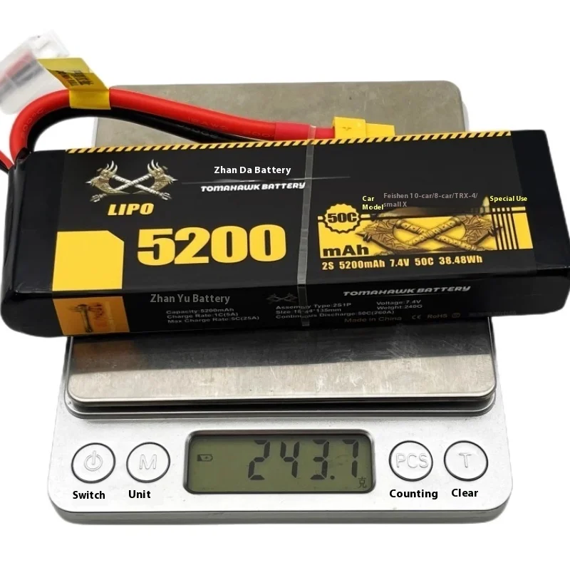 

Rc Tomahawk Lithium Battery 11.1v 3s 5200 6000 60c Rc Remote Control Model Car/Ship/Model Aircraft General Accessories