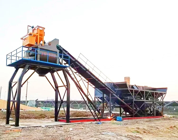 

Manufacturer Direct Sales of Multiple Models of Bottomless Concrete Mixing Plants, Mobile Concrete Plants