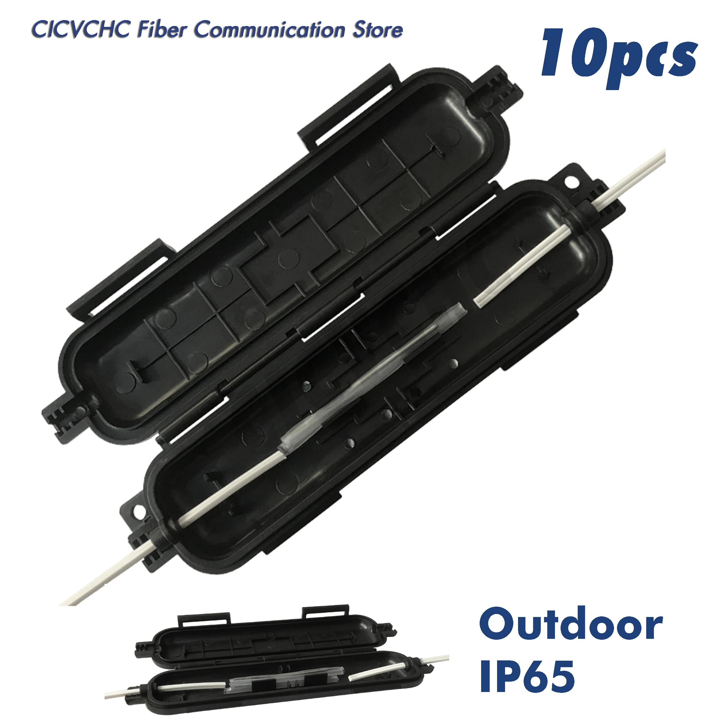 

10pcs Optical fiber protection box for splice sleeves-drop cable heat shrink tube -outdoor waterproof-IP65