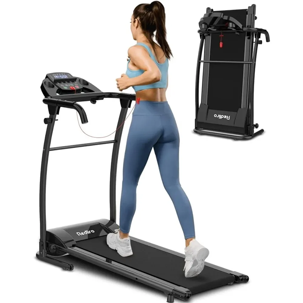 

Electric Treadmill Foldable Exercise Walking Machince Jogging Compact Folding Easy Assembly LCD Display Freight free