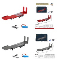 New Toys Huina 1502 RC Trailer 1/18 Platform semi trailer for 1:18 770s RC Tractor Truck Remote Control Cars Vehicle Hobby Model
