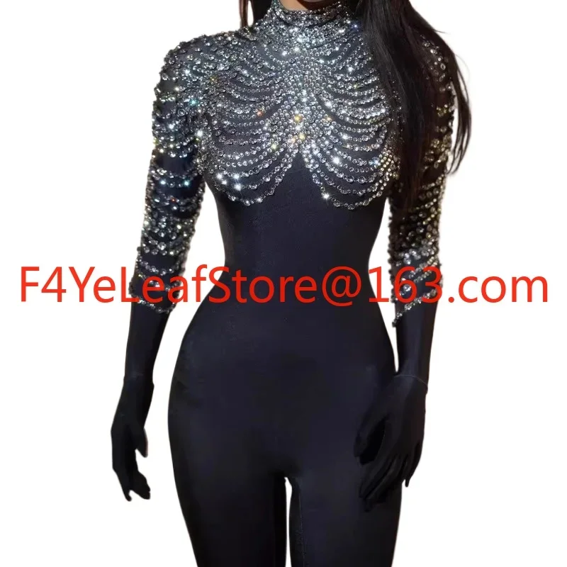 European and American black bright silk hip lift shapewear fashion suit