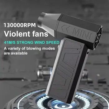 Turbo Jet Fan Electric Air Duster Portable 130000RPM Cleaning Blower Tool Car Blowing…