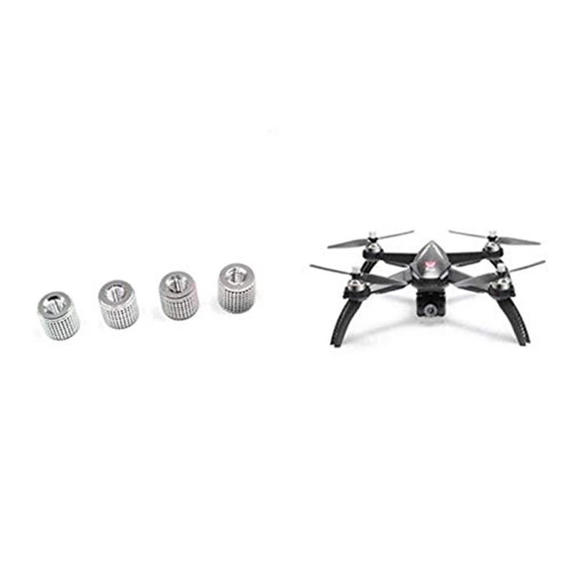 4PCS อลูมิเนียมมอเตอร์หมวกใบมีด RC อุปกรณ์เสริมสําหรับ MJX B5W Bugs 5W Wifi FPV RC Quadcopter Drone อะไหล่ D30