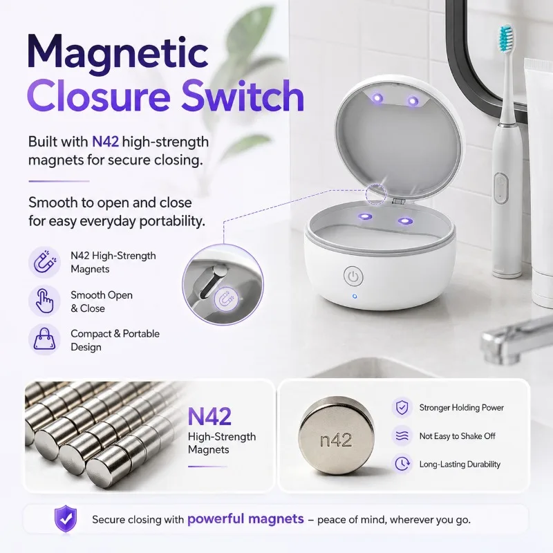 50KHZ USB Rechargeable Ultrasonic Braces Cleaning Machine Multi-Function for  Invisible Aligners and Jewelry Cleaning image 6