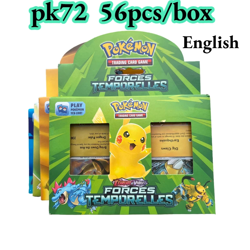 

ГОРЯЧИЙ 56 шт./кор. карта покемонов, английский усилитель, боевые карты транзакций, ТАМПЕРАЛЬНЫЕ ИССИ, игра, коллекционные игрушки, подарок для мальчика