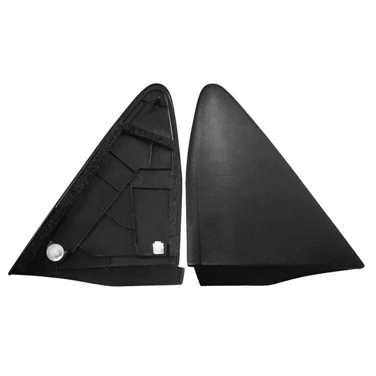 For Toyota Yaris 2012-2014 Car Left Right Rear View Mirror Triangle Cover Trim Mirror Corner Cover 60118/60117-0D111