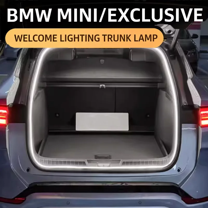 

Светодиодная лента для освещения багажника MINI Cooper 3-дверный/5-дверный, электрический, JCW, белый/теплый белый, атмосферная лампа для багажника автомобиля