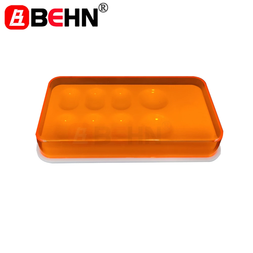 8 Holes Dental Shading Light Storage Box Synthctic Acrylic Resin Light Storage Case Dentist Tool Storage Box Odontologia