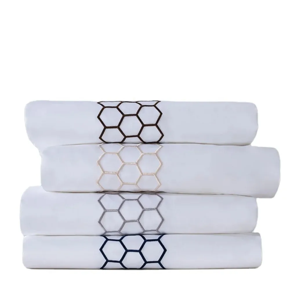 New Product Factory Supply Twin Size 4Pcs Bed Linen, Hotel Design Bed Linen Bedding Set