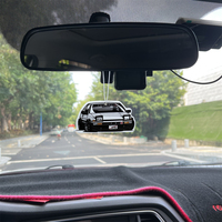 Anime Car Rearview Mirror Pendant Cartoon Scented Ornaments Air Freshener Deodorant Card For Initial D Toyota AE86  Accessories