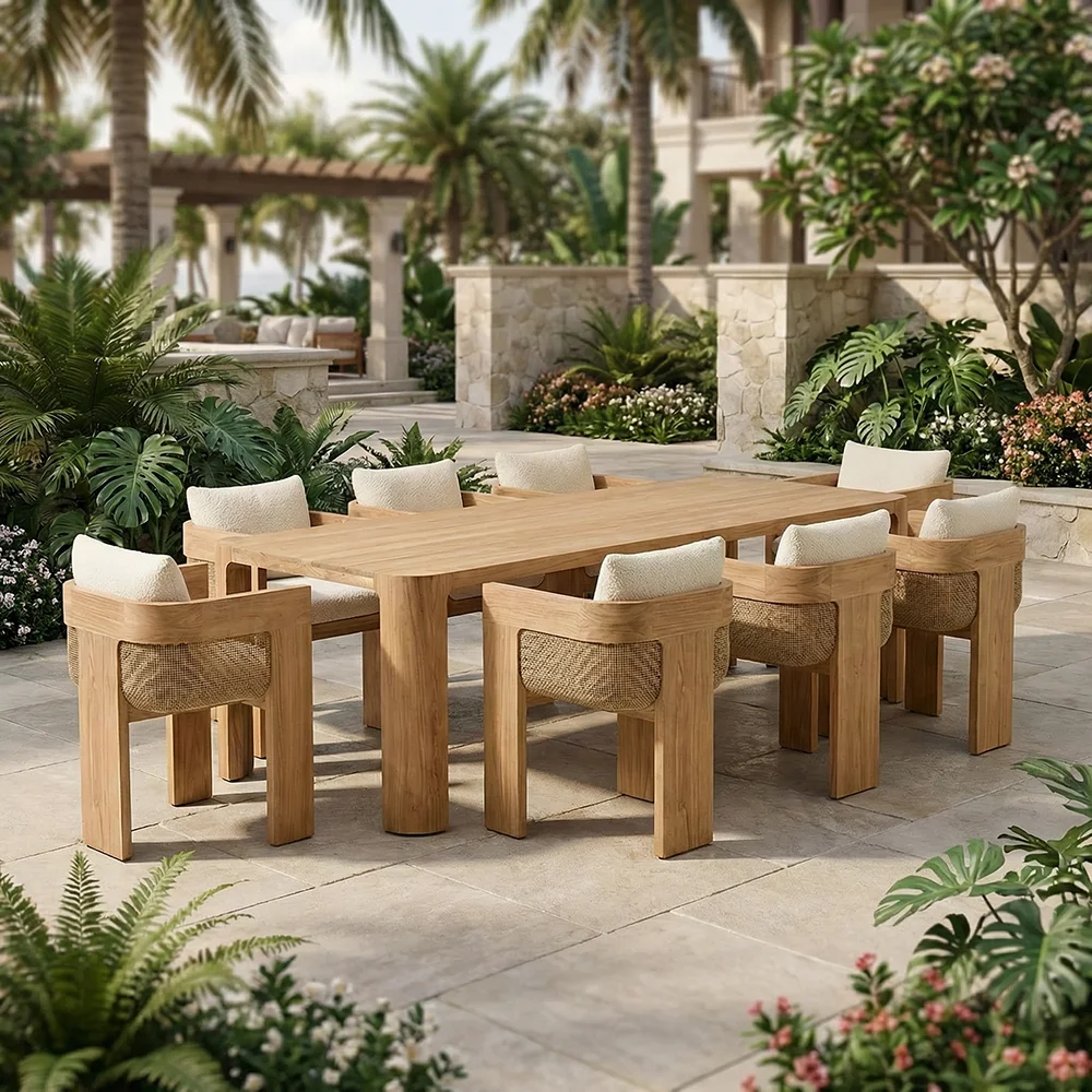 Luxury Modern Garden Sofa Set  - Outdoor Furniture Teak recension och pris