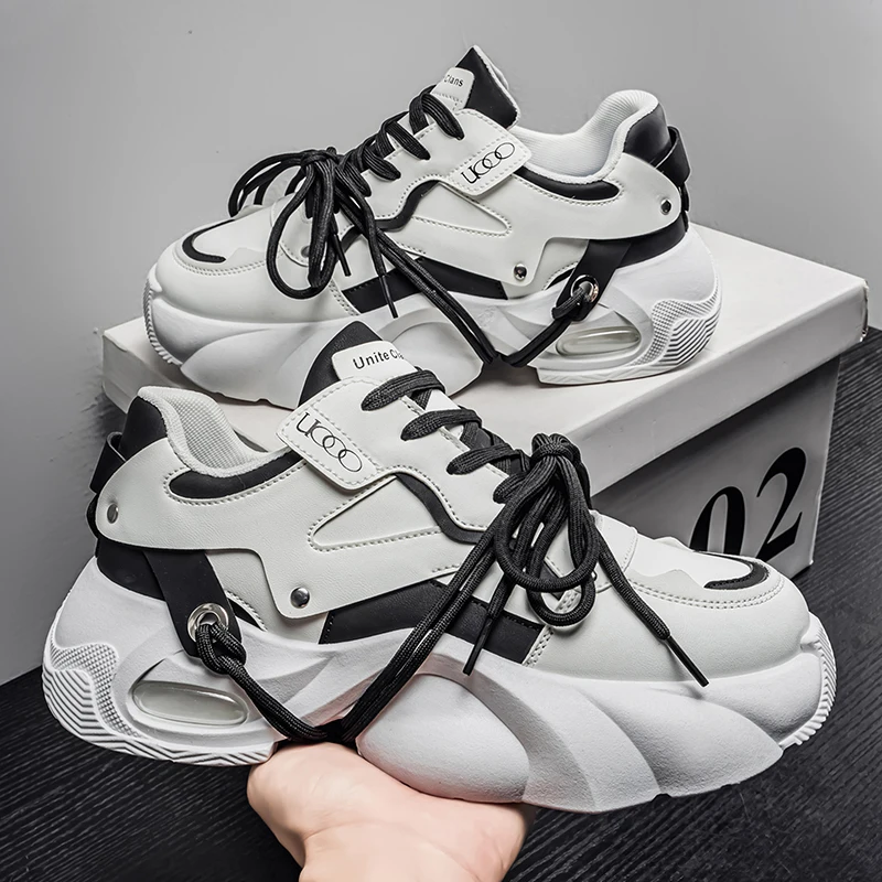

Мужская обувь, модная повседневная обувь, спортивная обувь в дизайнерском стиле, удобные мужские кроссовки на толстой платформе, весна-осень, кроссовки Tenis