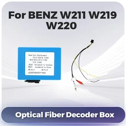 Car Optical Fiber Audio System Adapter Car Aux For Mercedes Benz E CLS SLK CL S Class W211 W219 W220 Box Amplifier Adapter