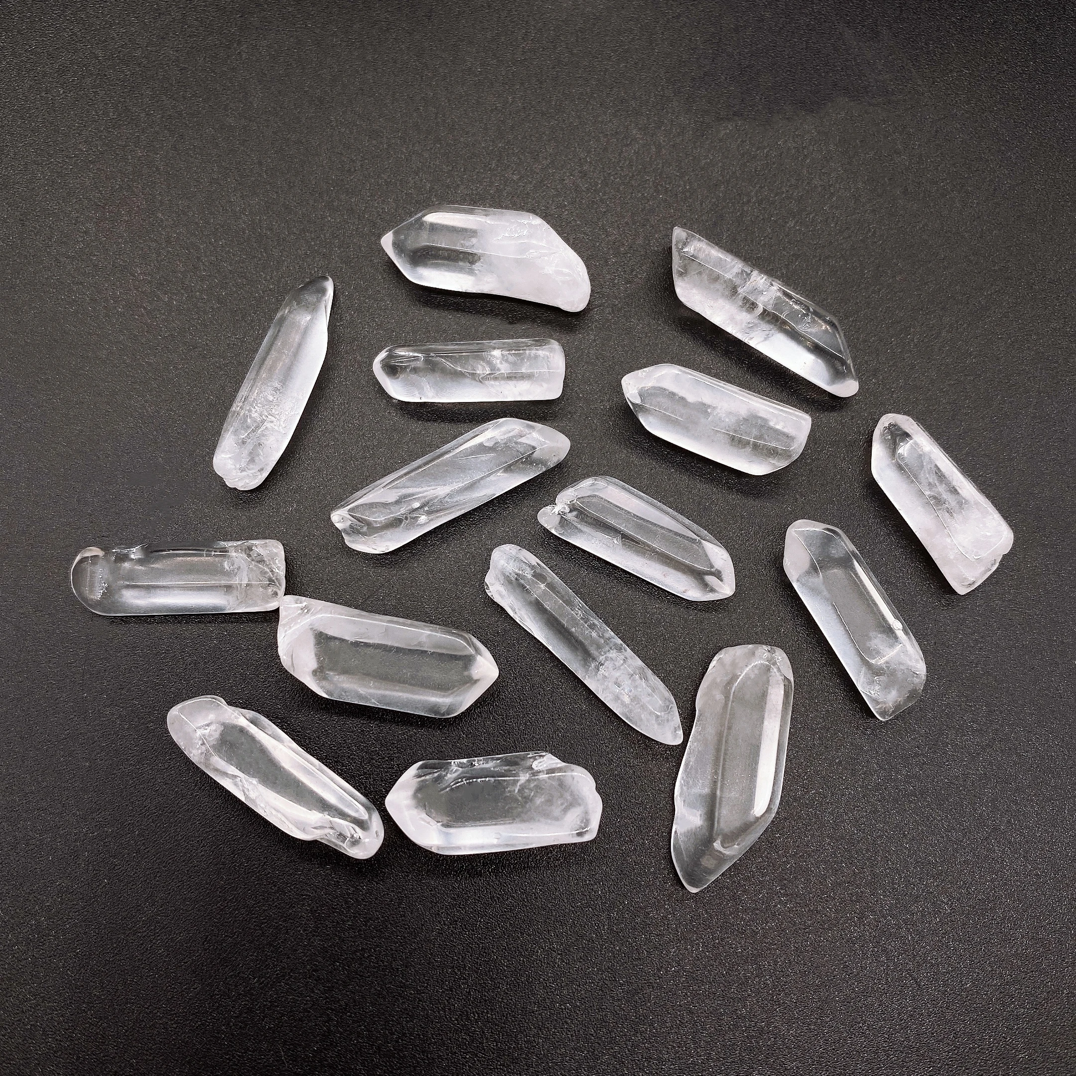 50g 100g Natural Polished Clear Quartz Crystal Raw Column Stone Wand Point Energy Healing Rock Mineral Specimen Home Decor Gift