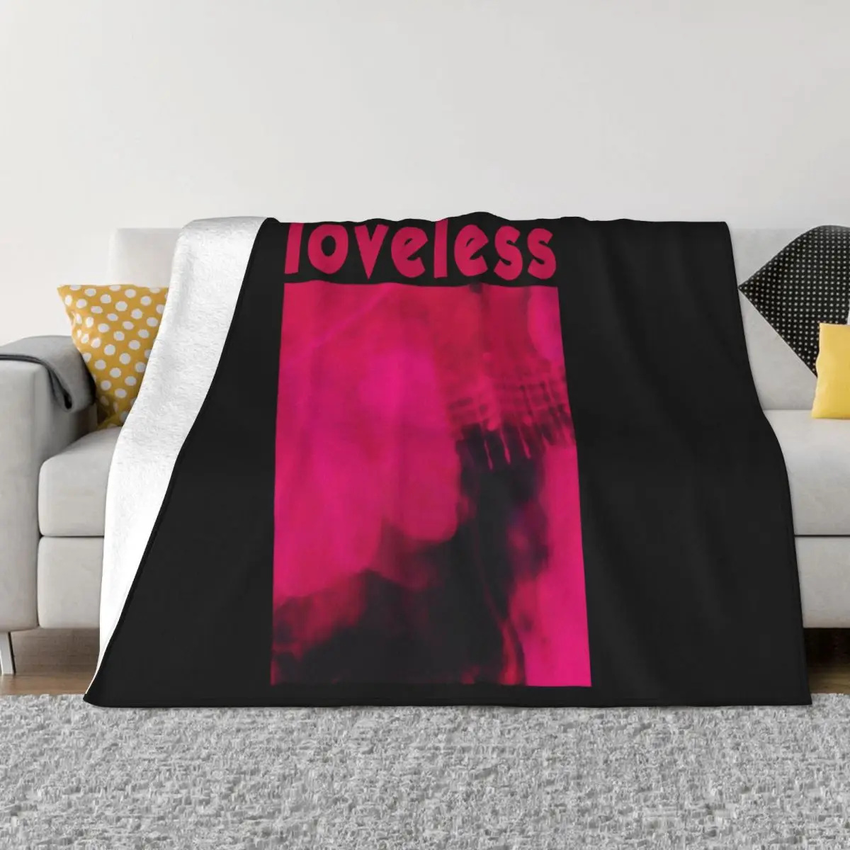 Vintage My Bloody Valentine Loveless 1990S Shoegaze Slowdive Spacemen Unisex Throw Blanket