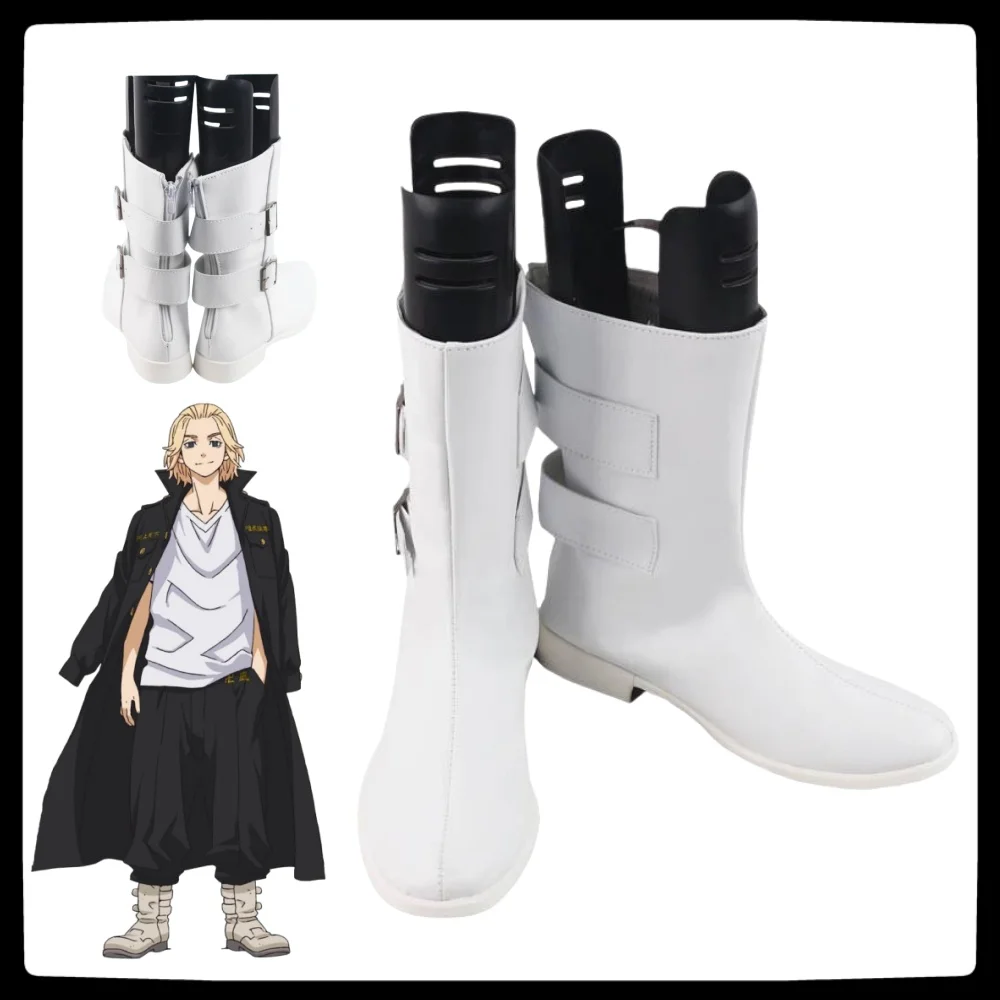 Anime Tokyo Sano Manjiro Cosplay Avenger MIKEY Shoes Boots Halloween Costumes Accessory Custom Made anime boots cosplay