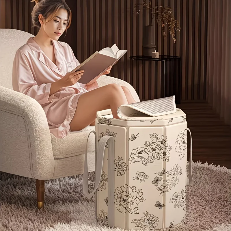 

Thickened Insulated Bucket, Foldable And Portable Bath Basin