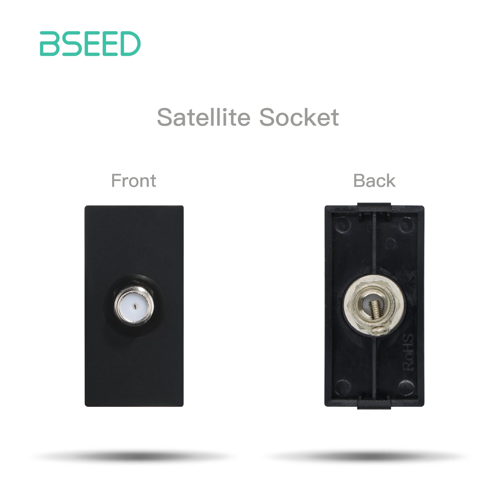 BSEED Wand Internet Cat5 Buchse Kunststoff Rahmen Teile USB Lade Port TV Satellite Interface Funktion DIY Kombination
