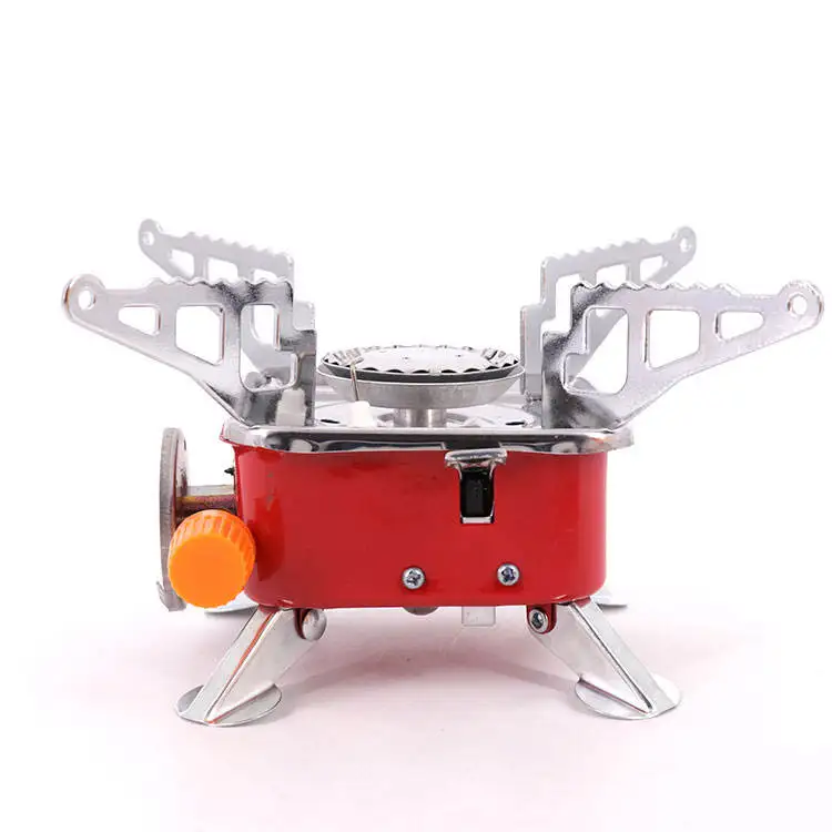 

Lyroe Ultralight Portable Outdoor Camping Cooker Mini Folding Pocket Gas Stove Windproof Furnace Single Burner