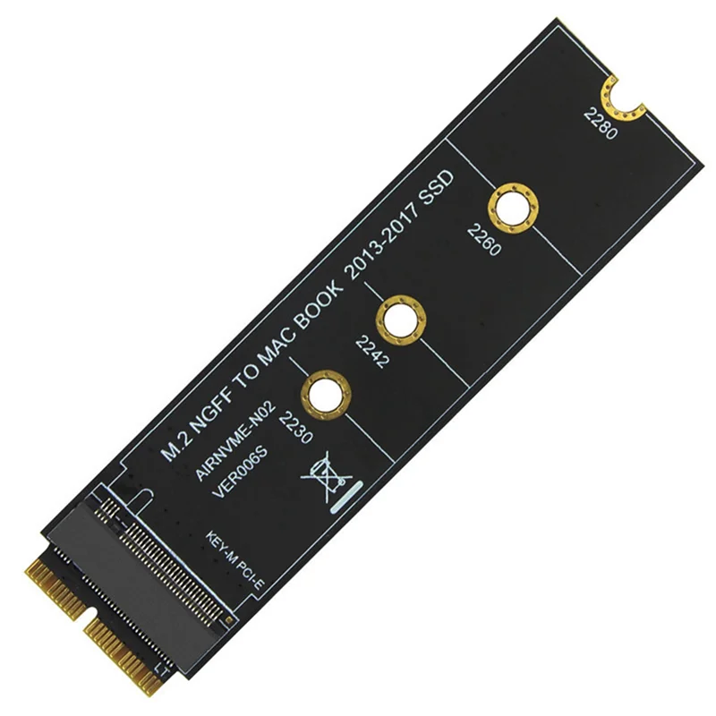 

20X M.2 NVME SSD Convert Adapter Card For Air Pro Retina 2013-2017 NVME/AHCI SSD Kit For A1465 A1466 A1398 A1502