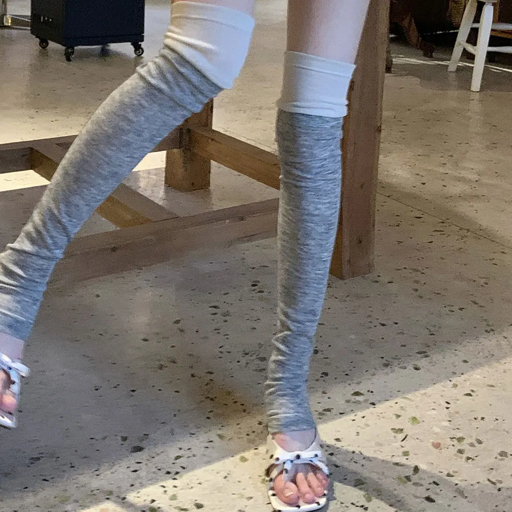 Ballett-Stil Spleißsocken, japanische Fußsocken, Overknee-Socken, dünne kniehohe Socken, Fußwärmer – Detail 18