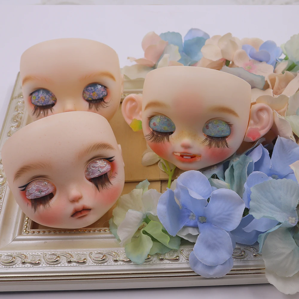 ICY DBS Blythe 1/6 Scale Hand-Painted Exquisite Makeup Deep Sea Series DIY Toy with Screws and Cute Lanyard