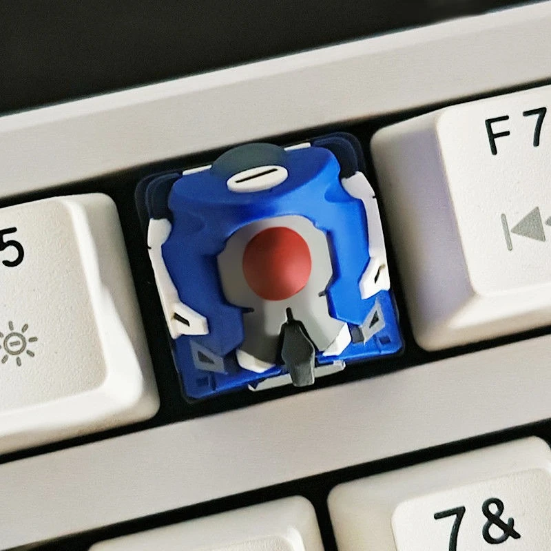 Nieuwe NEON GENESIS EVANGELION Keycap Anime Gepersonaliseerde Keycap Mechanische Toetsenbord Keycaps Hars ESC Accessoires Decoratie Geschenken