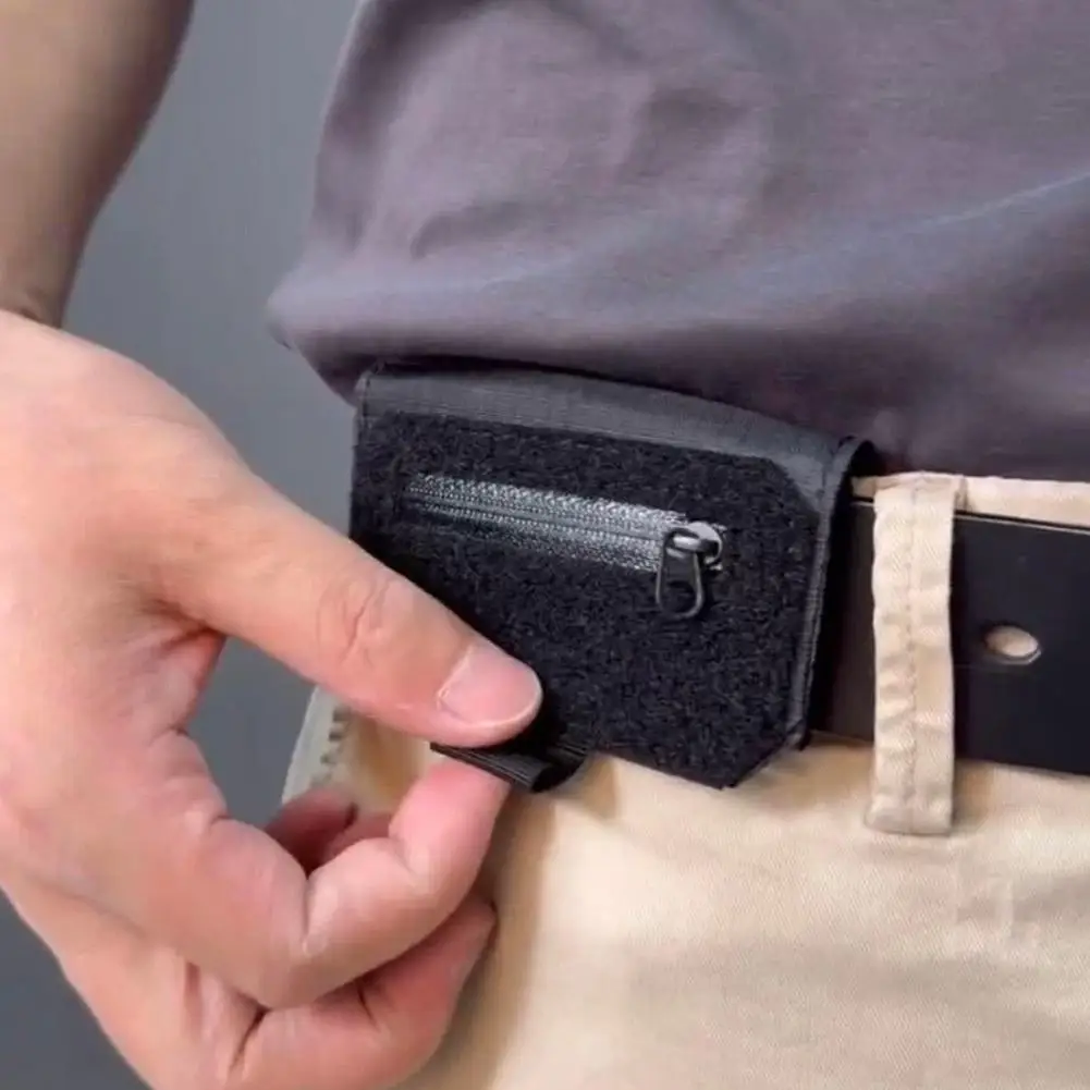 Waist Pouch 1 Pack Compact Polyester EDC Utility Bag Belt Attachment Organizer For Backpack Straps For Outdoor Hiking