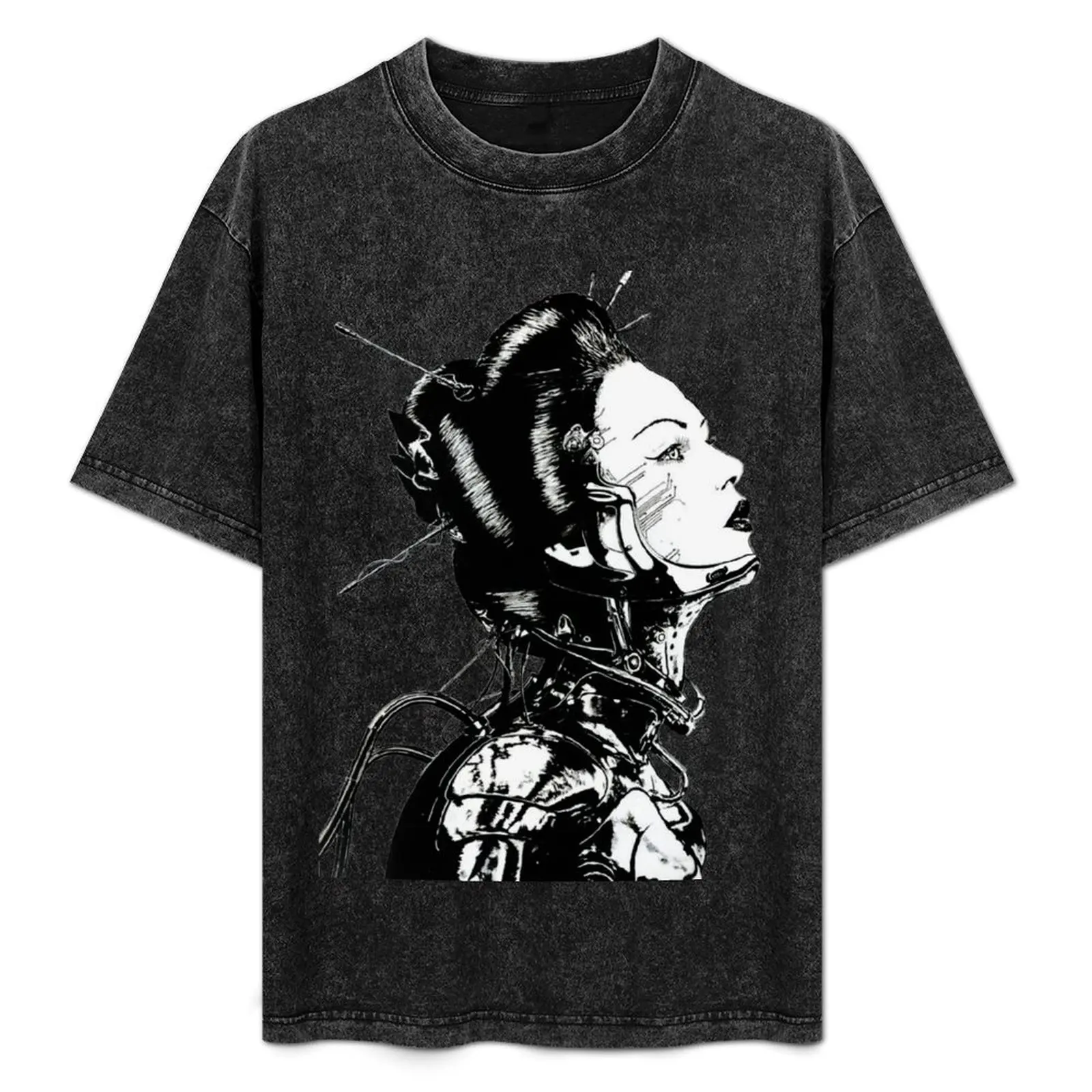 

Cyberpunk Girl Vaporwave Aesthetic T-Shirt Plus Size All Match Tee Shirt