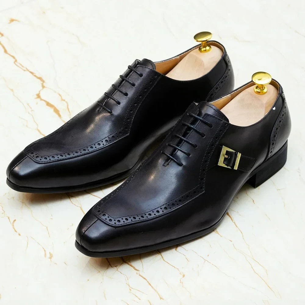 

Italian Handmade Designer Man Wedding Shoes Fashion Breathable Office Business Dress Shoes Genuine Leather Men Flats Moccasins