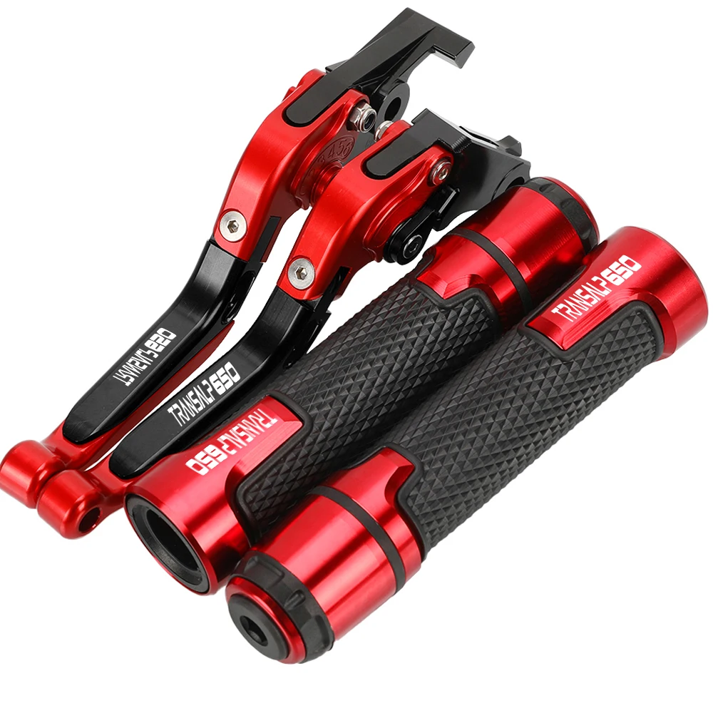 

Motorcycle Brake Clutch Lever Handle Grip Handle bar Grips For Honda XL 650 V Transalp XLV650 2001-2007 2002 2003 2004 2005 2006