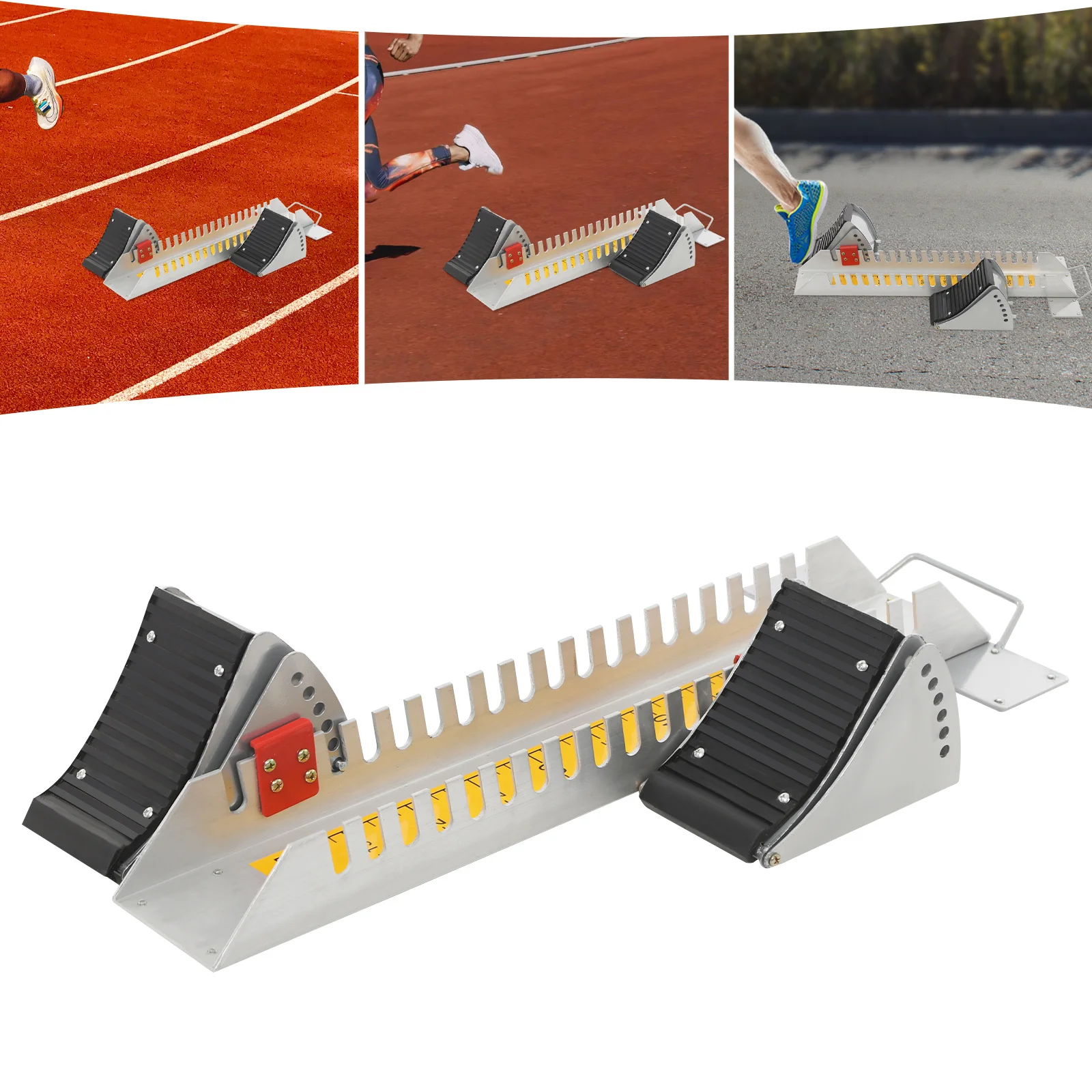 

1 Premium Material Athletics Starting Block Track Blocks for Sprinting Training Coached Sessions