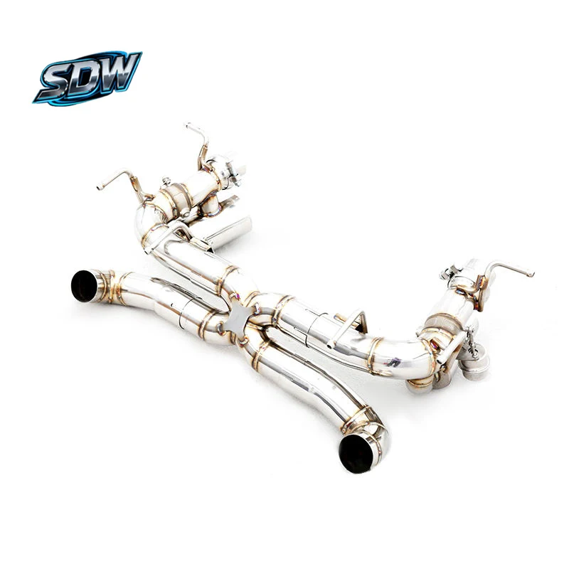 812 Superfast F12 458 SF90 Stainless Steel  Valvetronic Catback Exhaust Muffler Modified Pipe Performance Sound Control