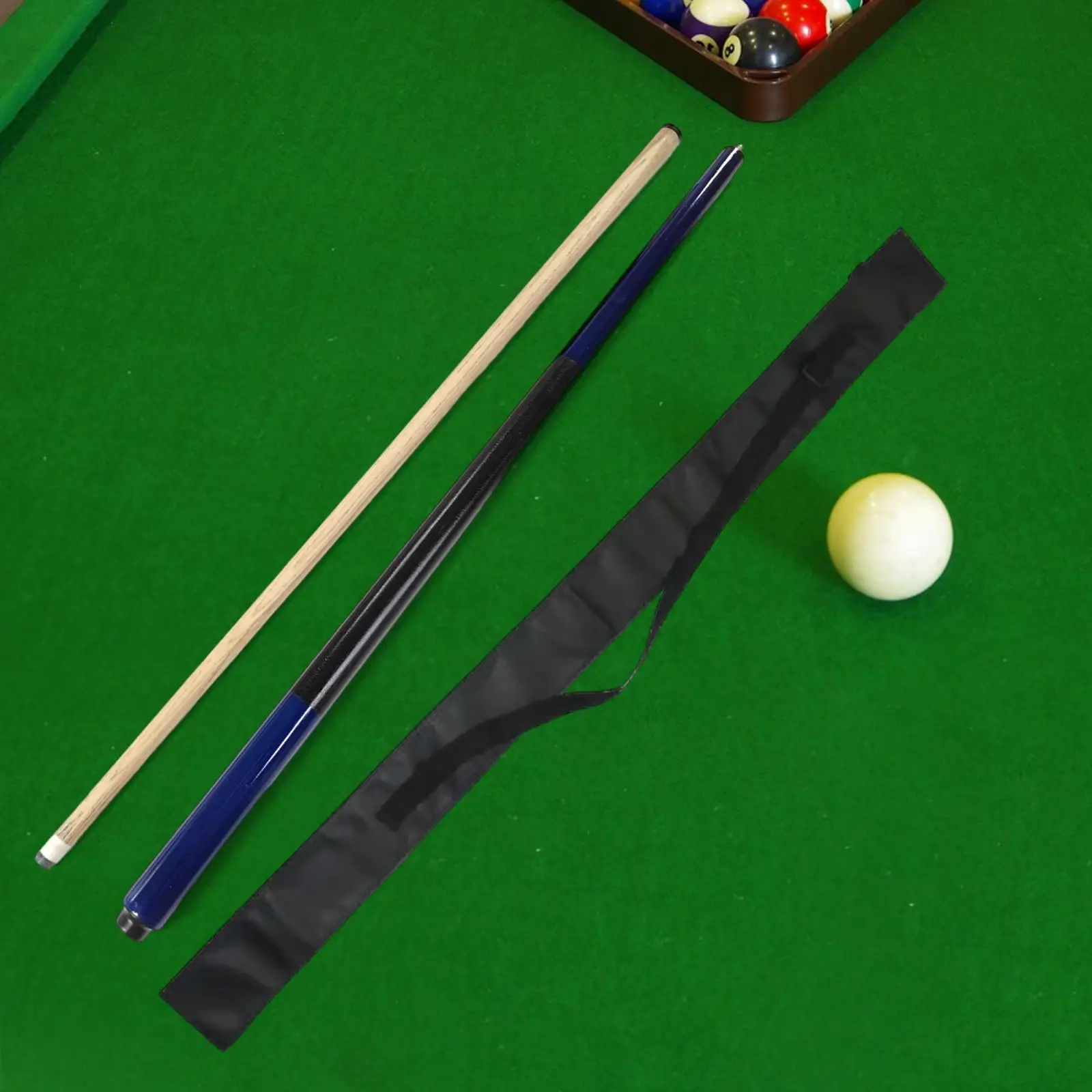 

Pool Cue Stick Two Section Men Women Accessories 57" Professional Starters Lightweight Snooker Cue for House Pool Games Party