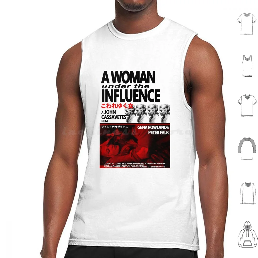 A Woman Under The Influence ( Jap Poster ) Tank Tops Print Cotton Gena Rowlands John Cassavetes A Woman Under The