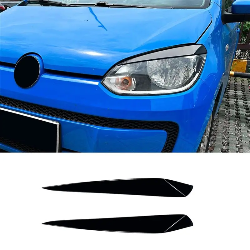 Reliable-Front Headlight Eyebrow Eyelids Cover Forvw UP 2011-2015 Headlight Eyebrow Sticker